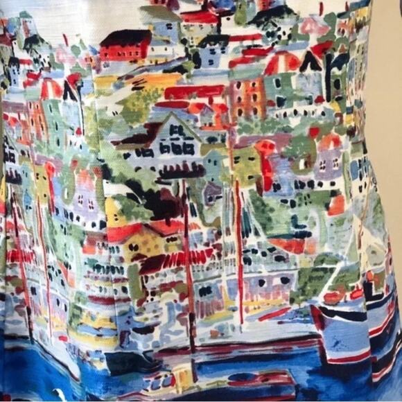 NWT Rafaella Yacht Sea Side Village Coastal dress Size 6 NWOT - Picture 11 of 13